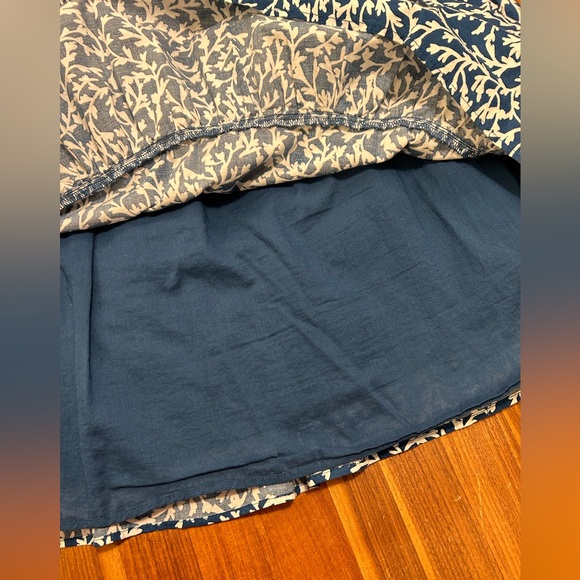 JCrew Factory Floral Tiered Skirt Sz L - Picture 8 of 10